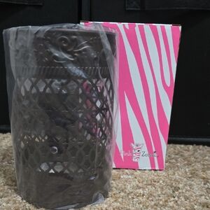 Pink Zebra Moroccan Metal Shade